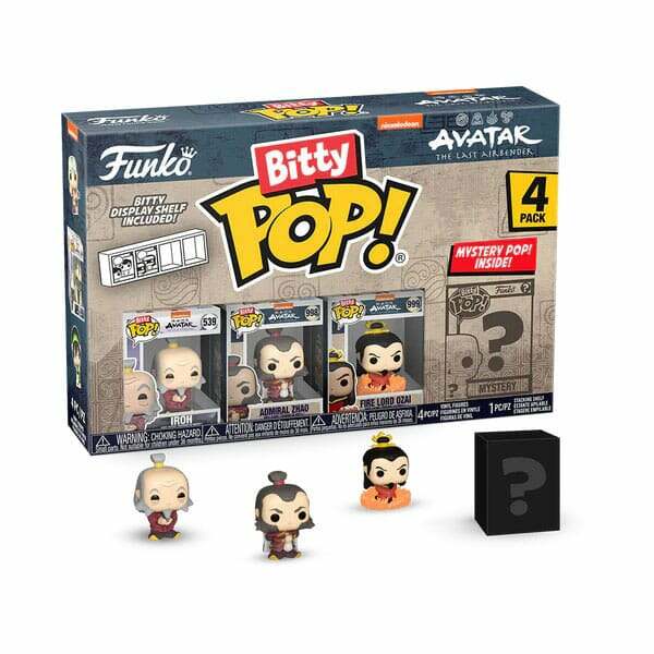 Avatar La Leyenda de Aang Pack de 4 Figuras Bitty POP! Vinyl Iroh 2,5 cm