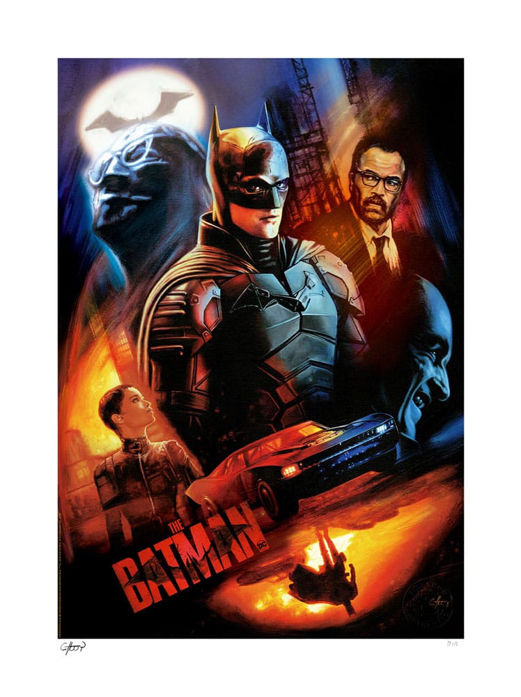 Dc Comics Litografia The Batman 46 X 61 Cm Sin Marco