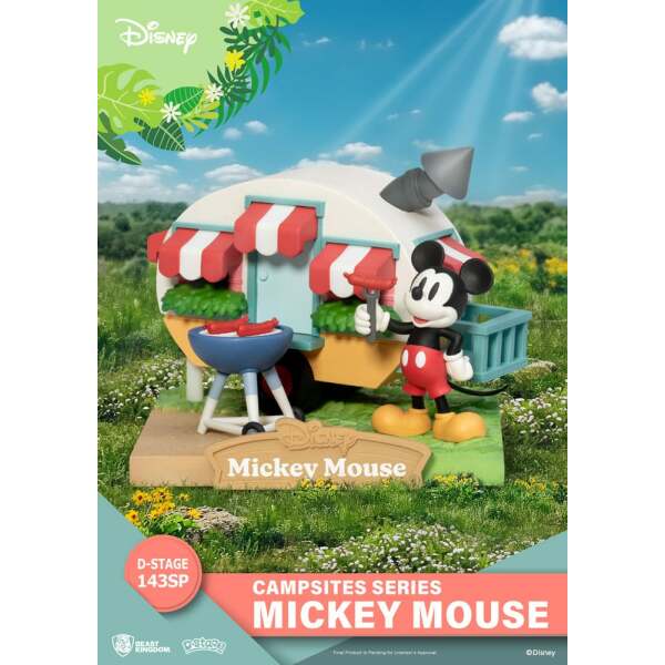 Disney Diorama PVC D-Stage Campsite Series Mickey Mouse Special Edition 10 cm