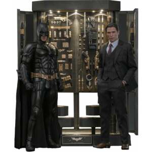 El caballero oscuro Figuras y Diorama Movie Masterpiece 1/6 Batman Armory with Bruce Wayne (2.0) 30 cm
