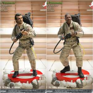 Ghostbusters Estatua Resina 1/8 Peter Venkmann + Winston Zeddemore Twin Pack Set 22 cm