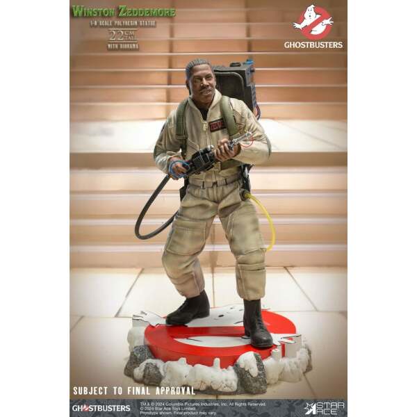 Ghostbusters Estatua Resina 1/8 Winston Zeddemore 22 cm