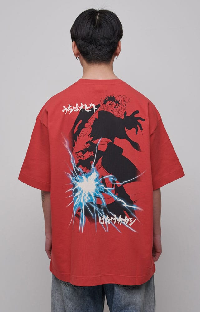 Naruto Shippuden Camiseta Graphic Red Talla L