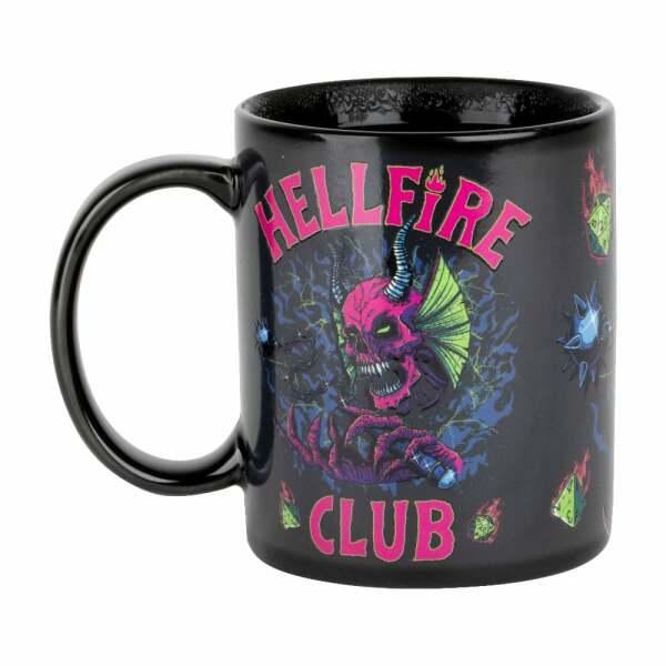 Stranger Things Taza sensitiva al calor Hellfire Club 320 ml