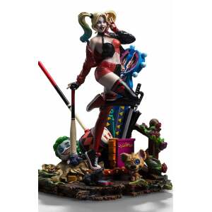 DC Comics Estatua 1/10 Deluxe Art Scale Harley Quinn (Gotham City Sirens) 22 cm