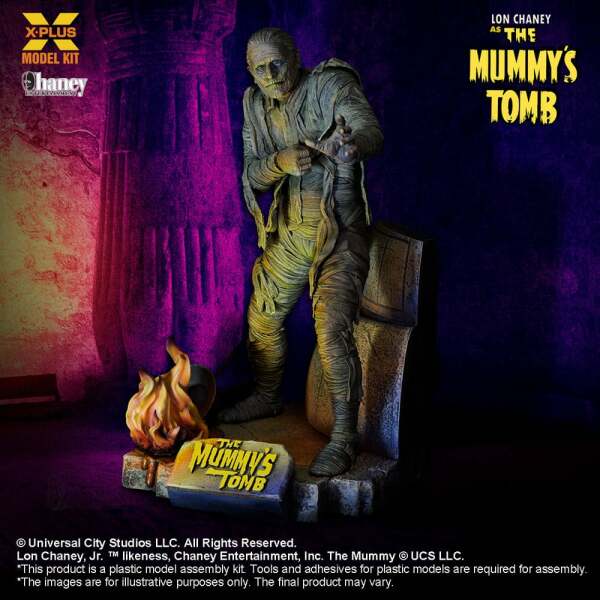 La Tumba de la Momia Maqueta Plastic Model Kit 1/8 Lon Chaney Jr. as Mummy 23 cm