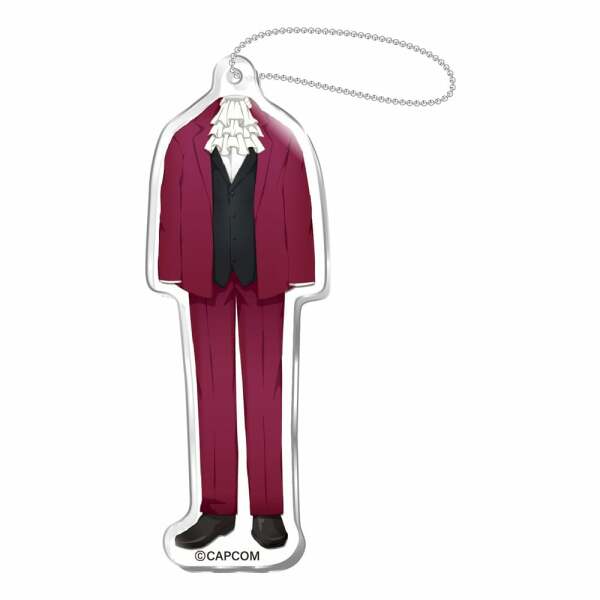 Ace Attorney Llaveros Acrylique Miles Edgeworth 6 cm