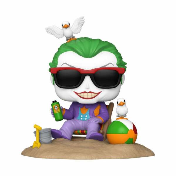 Batman 85th Anniversary POP! Deluxe Vinyl Figura The Joker (Beach) 9 cm