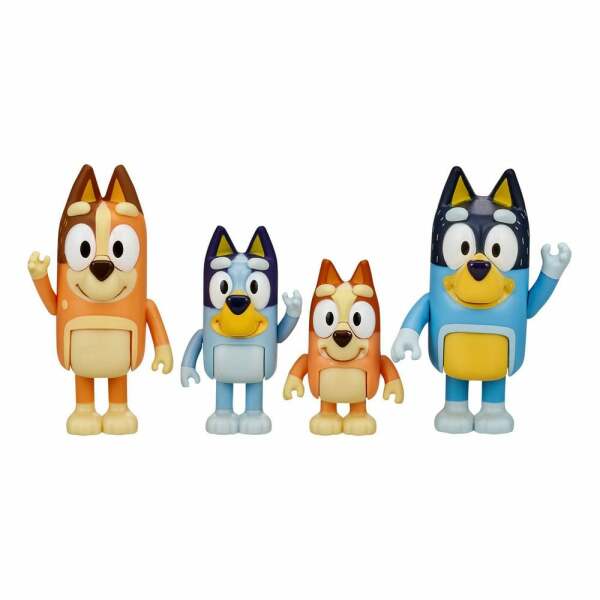 Bluey 4 pack Figuras