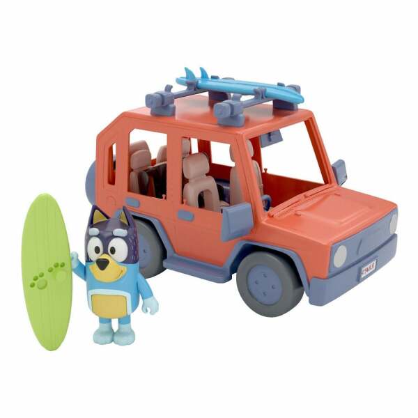 Bluey Figura con Vehículo Bluey Family Cruiser