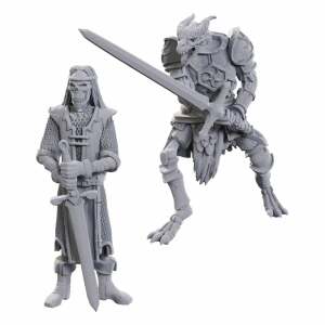 D&D Nolzur’s Marvelous Miniatures Pack de 2 Miniaturas sin pintar 50th Anniversary Skeleton Knights