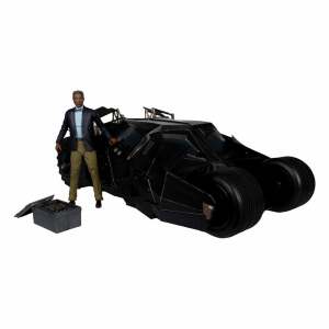 DC Multiverse Vehículo Tumbler with Lucuis Fox (The Dark Knight) (Gold Label)