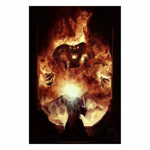 El Señor de los Anillos Litografia The Flame of Anor 46 x 61 cm – sin marco