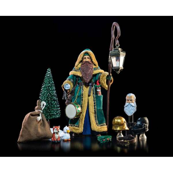 Figura Obscura Figura Father Christmas Green Robes