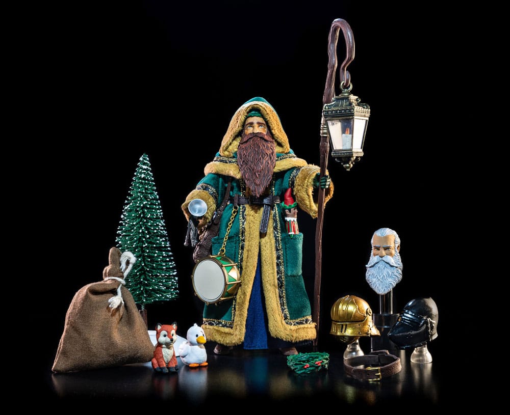 Figura Obscura Figura Father Christmas Green Robes