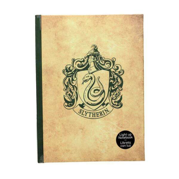 Harry Potter Libreta con luz Slytherin