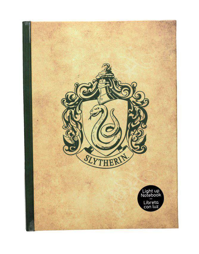 Harry Potter Libreta con luz Slytherin