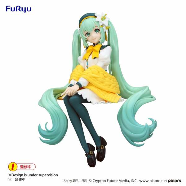 Hatsune Miku Estatua PVC Noodle Stopper Flower Fairy Lily White Ver. 14 cm