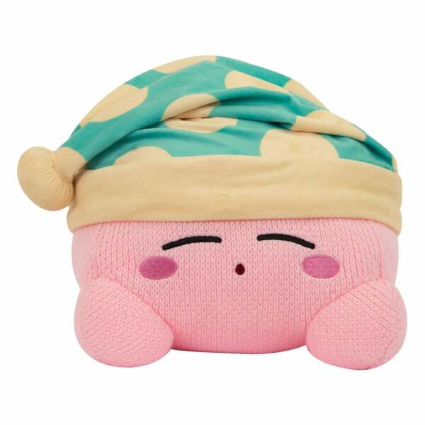 Kirby Peluche Nuiguru-Knit Kirby Sleeping Mega 25 cm