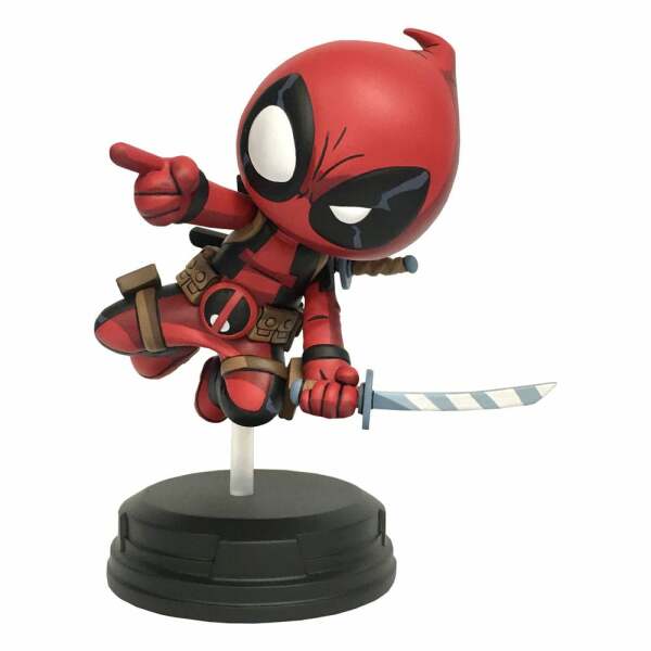 Marvel Animated Estatua Deadpool (Jumping) 18 cm