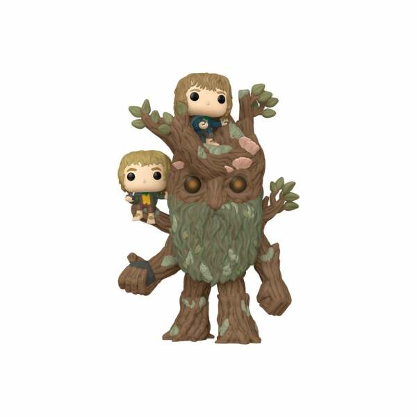 El Señor de los Anillos Super Sized POP! Animation Vinyl Figura Treebeard w/Mary & Pip 15 cm