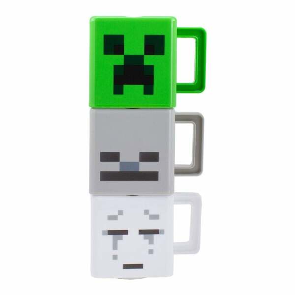 Minecraft: Set of 3 Stacking Mugs