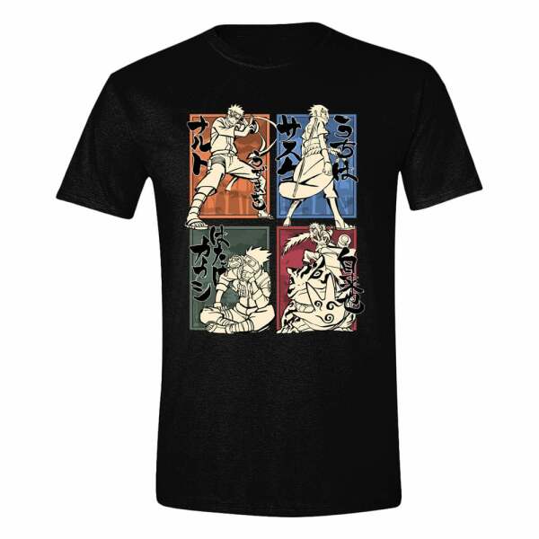 Naruto Camiseta Character Sketches talla L