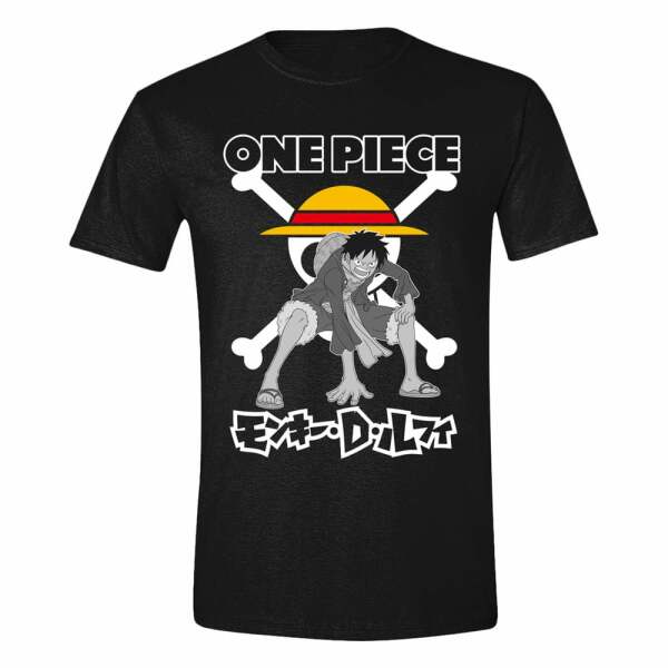 One Piece Camiseta Luffy Skull  talla L