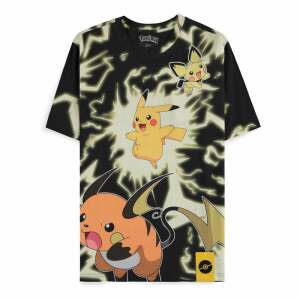 Pokémon Camiseta Mirage AOP Pikachu Lightning talla L