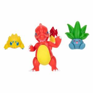 Pokémon Pack de 3 Figuras First Partner Battle Figure Set Joltik, Oddish, Charmeleon
