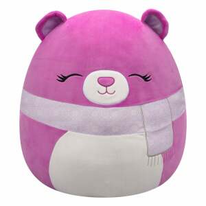 Squishmallows Peluche Purple Bear with Closed Eyes and Scarf Crisanta 50 cm