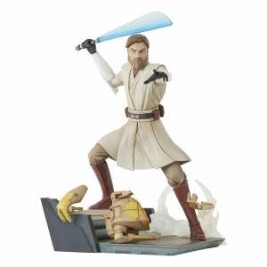 Star Wars: The Clone Wars Deluxe Gallery Estatua General Obi-Wan Kenobi 23 cm
