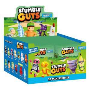 Stumble Guys Display de 18 Minifiguras Serie 2 5 cm