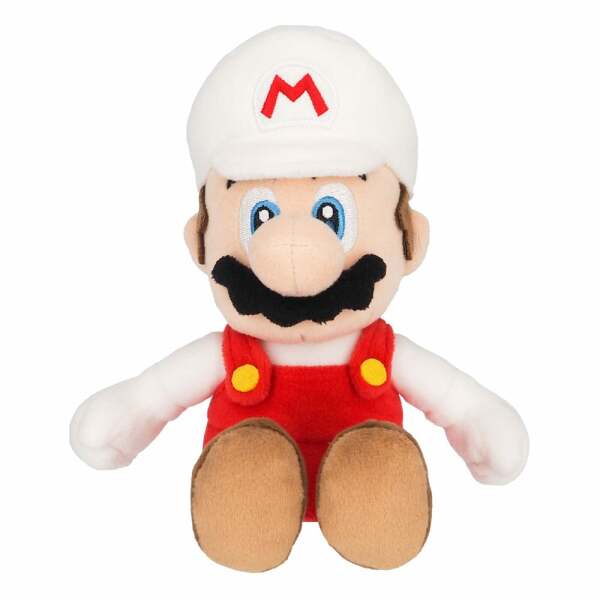 Super Mario Peluche Mario Fire 24 cm