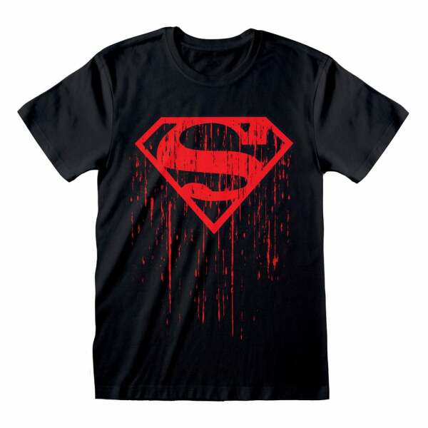 Superman Camiseta Dripping Symbol  talla L