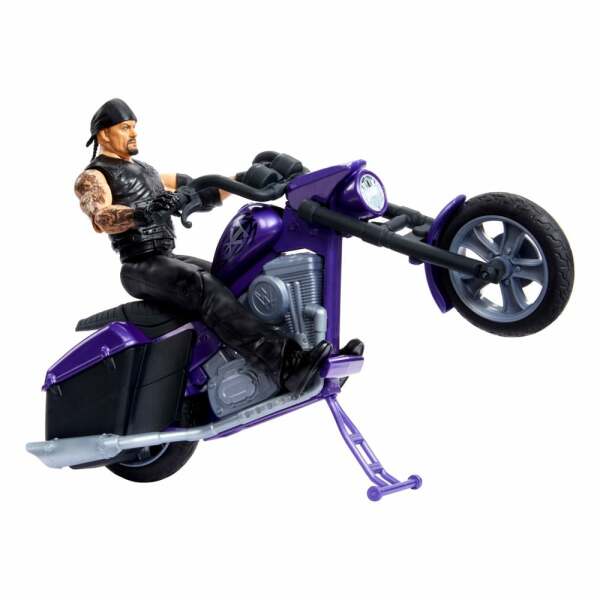 WWE Wrekkin’ Vehículo Big Evil Slamcycle con Figura Undertaker 15 cm