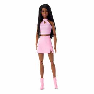 Barbie Signature Muñeca Barbie Looks Model #21 Tall, Braids, Pink Skirt Outfit