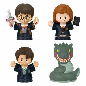 Harry Potter Pack de 4 Minifiguras Fisher-Price Little People Collector Cámara Secreta 6 cm