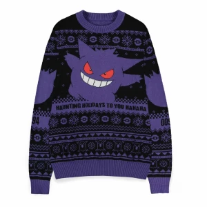 Pokémon Sweatshirt Christmas Jumper Gengar talla L