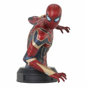 Vengadores Infinity War Busto 1 6 Iron Spider Man 15 Cm