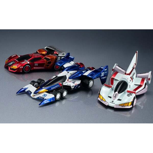 Future GPX Cyber Formula pack de 3 Vehículos 1/18 10’s Cyber Formula world grand prix set Heritage Edition 14 cm