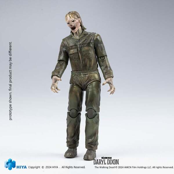 The Walking Dead Figura 1/18 Exquisite Mini Daryl Dixon Dark Eyes Walker 11 cm