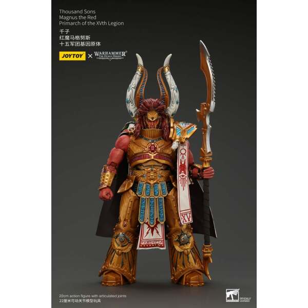 Warhammer The Horus Heresy Figura 1/18 Thousand sons Magnus the Red Primarch of the XVth Legion 12 cm