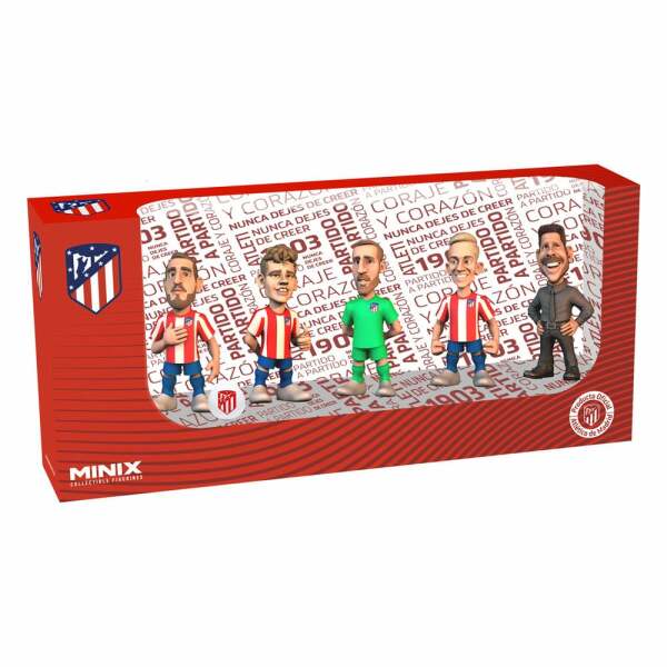 Atlético de Madrid Pack de 5 Figuras Minix 7 cm