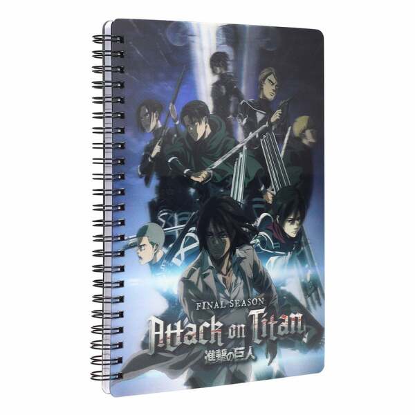 Attack on Titan Libreta Efecto 3D Group