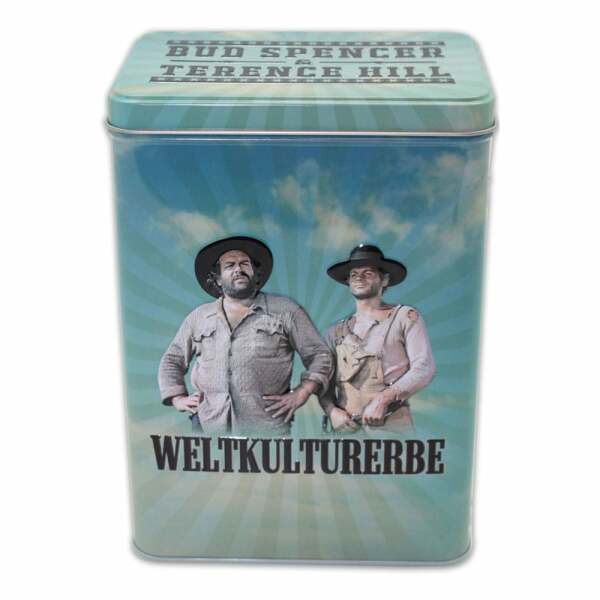 Bud Spencer & Terence Hill Lata de metal Weltkultuerbe