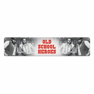 Bud Spencer & Terence Hill Placa de Chapa Old School Heroes 46 x 10 cm