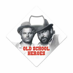 Bud Spencer & Terence Hill abrebotella magnético Old School Heroes