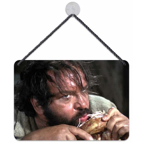 Bud Spencer Placa de Chapa Bud 16,5 x 11,5 cm