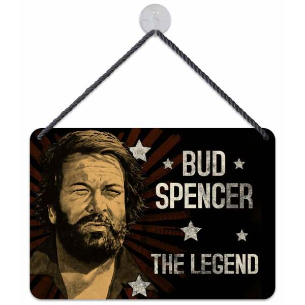 Bud Spencer Placa de Chapa The Legend 16,5 x 11,5 cm